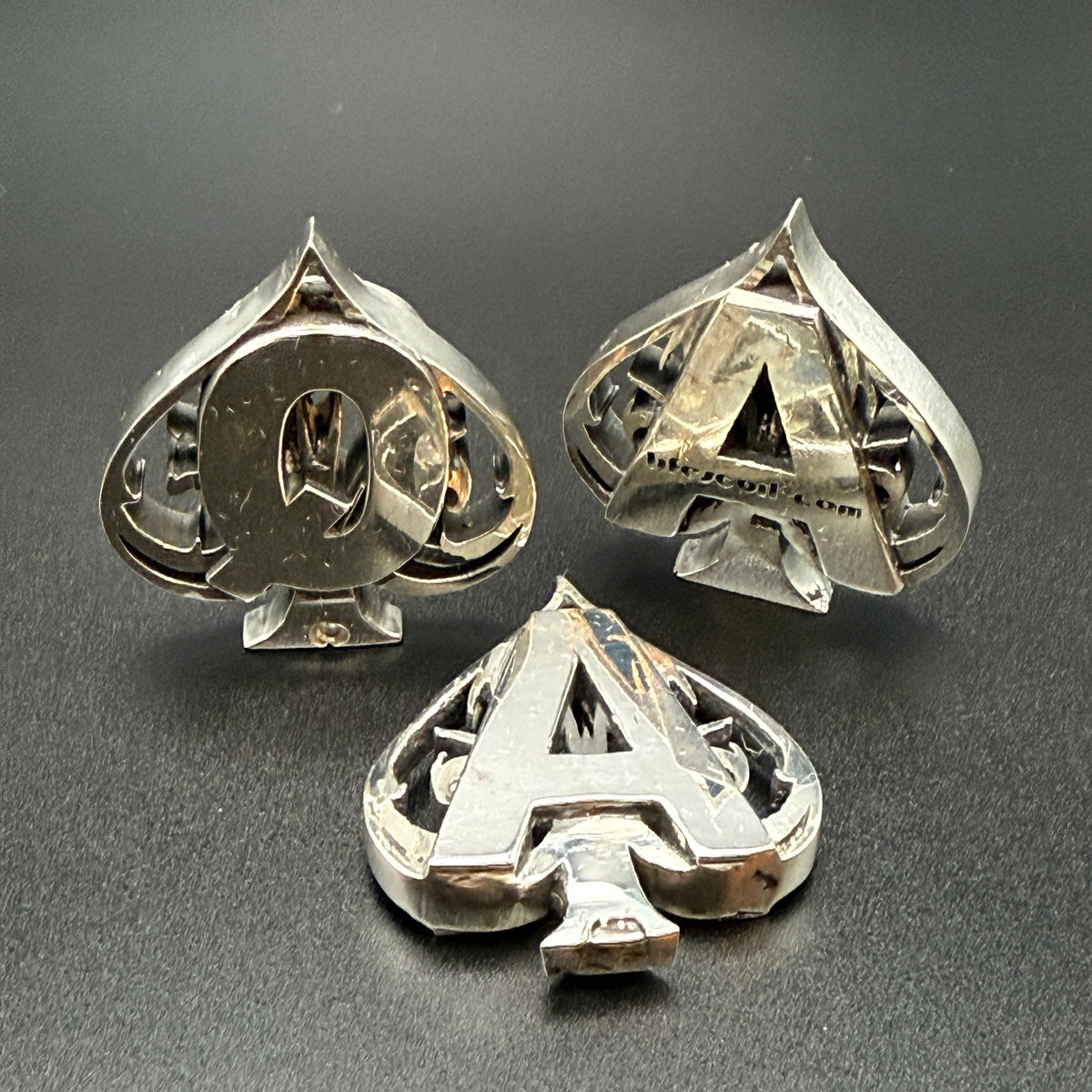 Favorite card and hand card protectors made from more than an ounce of solid sterling silver