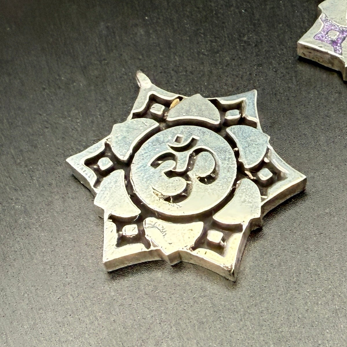 Sterling silver Crown Chakra pendant