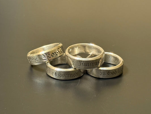 Engraved Silver Band