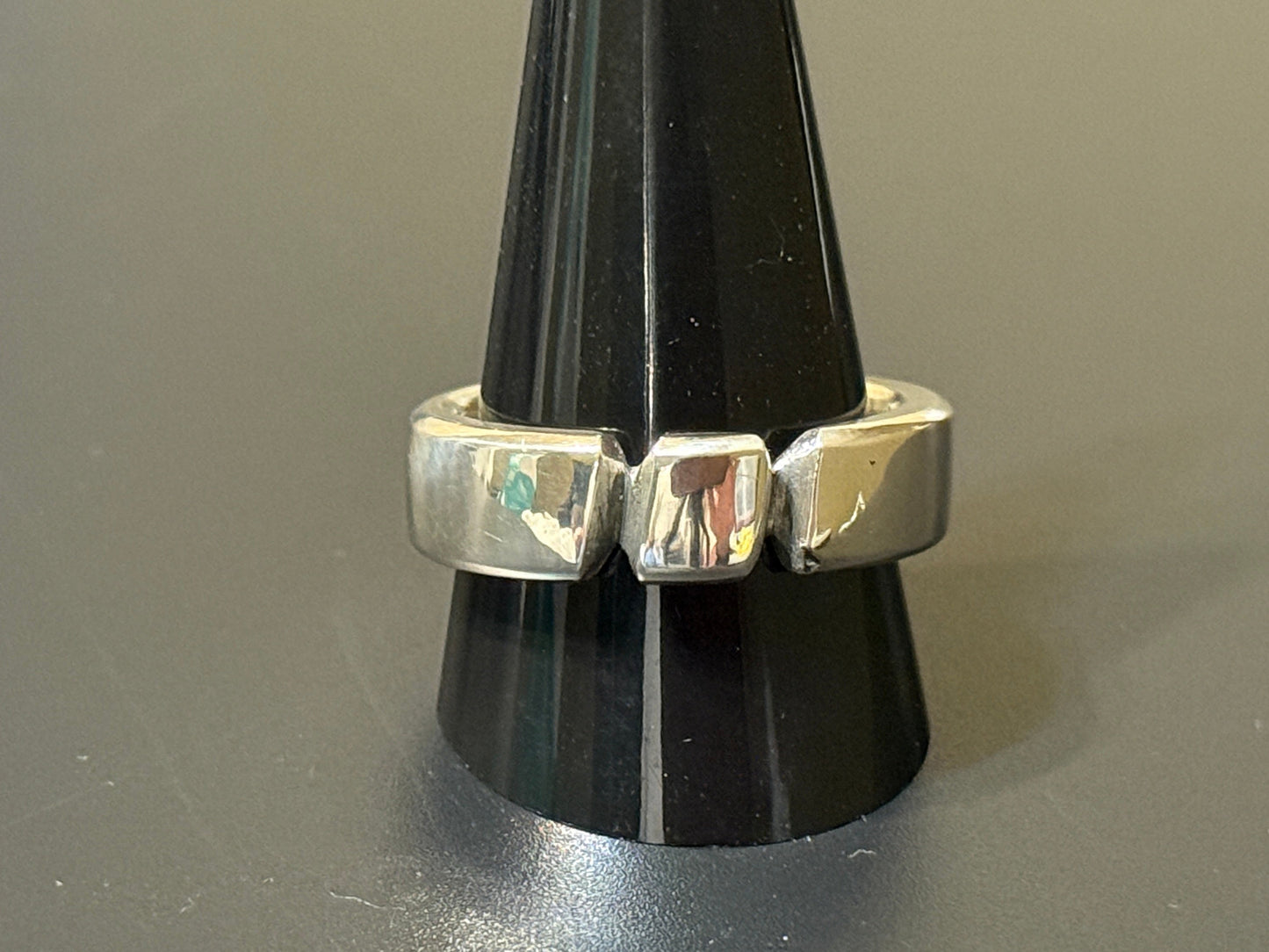 Silver Stylized Band