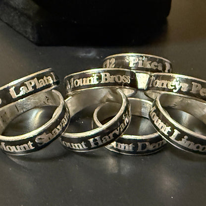 14er Summit Band Rings