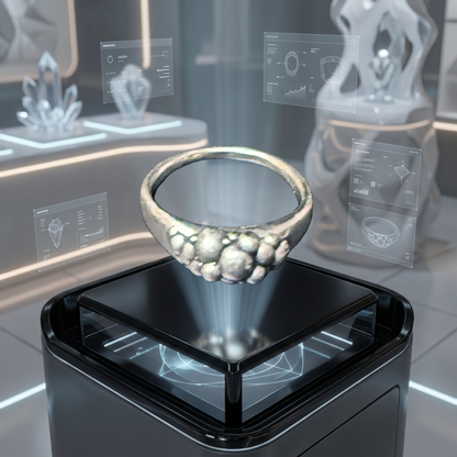 Silver Geometric Signet Rings