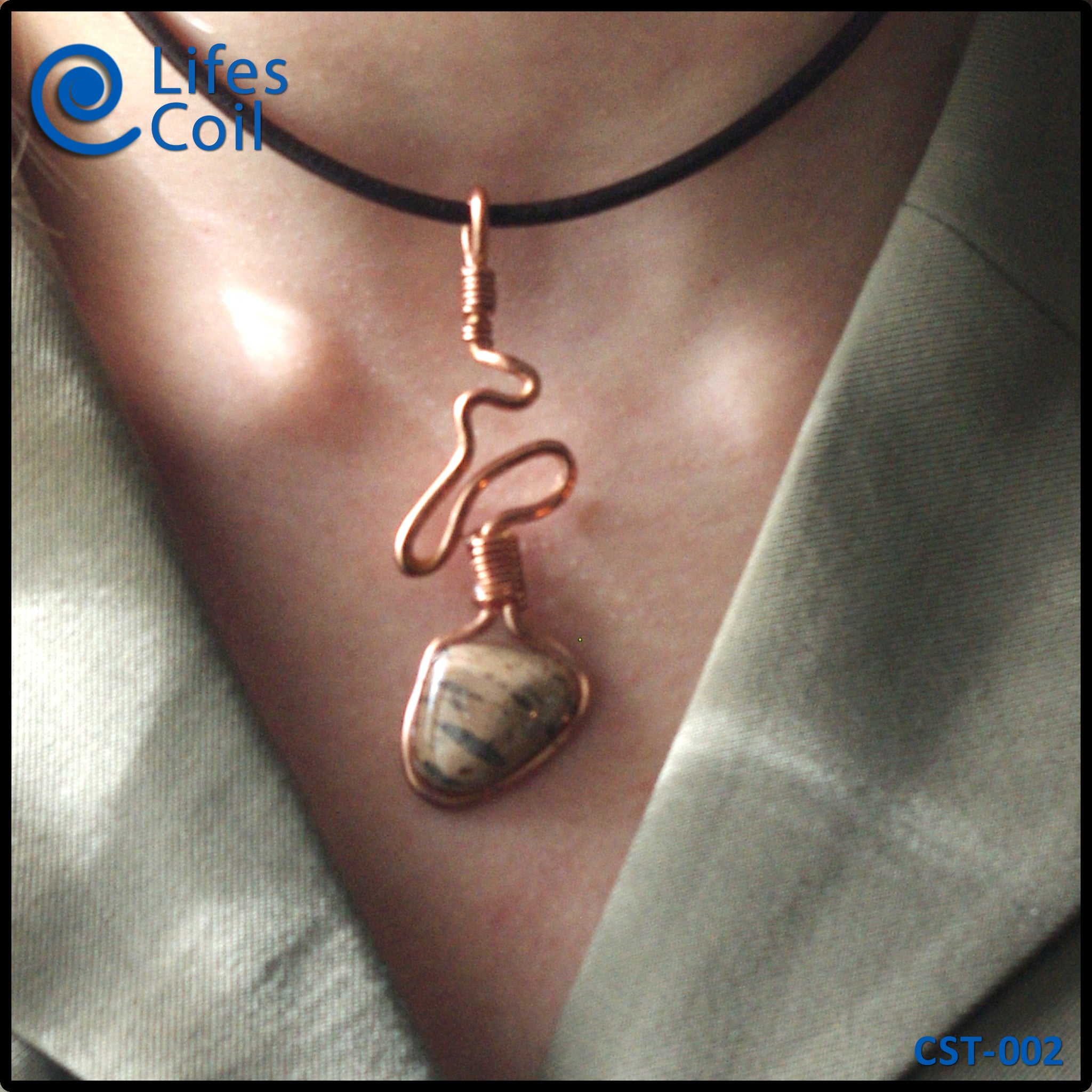 Copper Coil Necklace